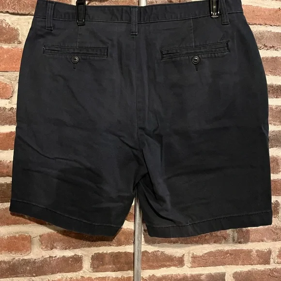 Nautica mens flat front navy shorts size 34w - Picture 4 of 9